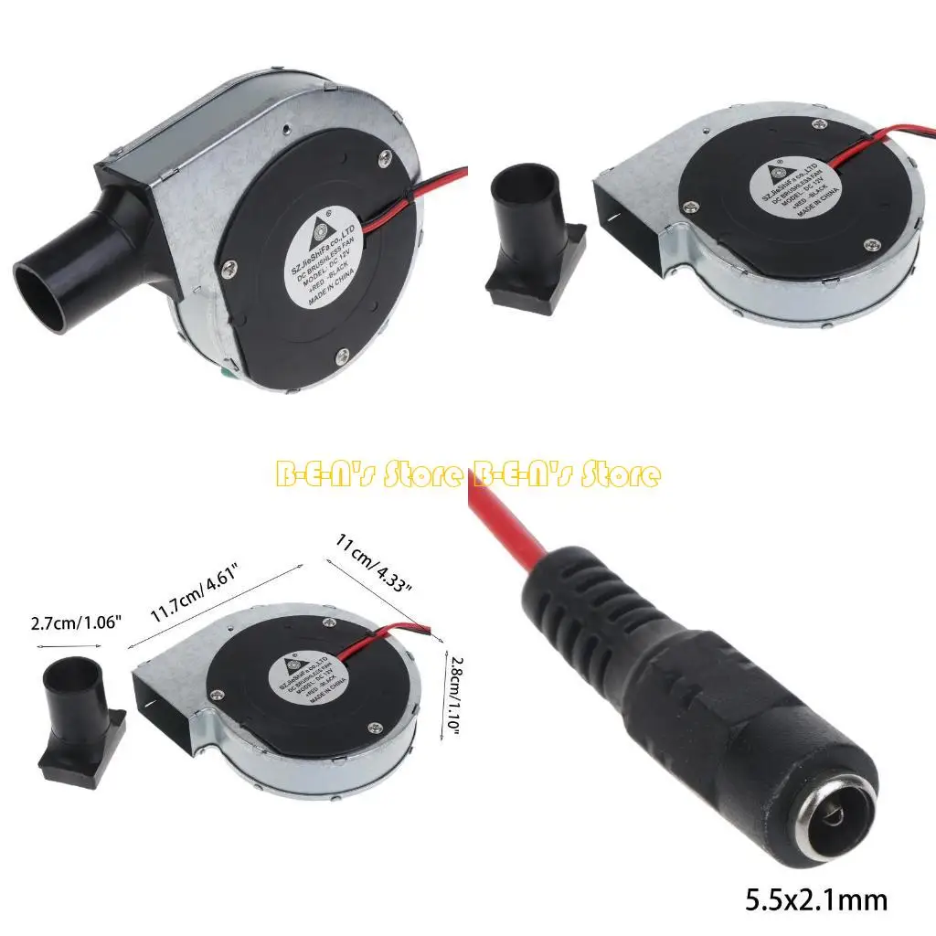 

Y1AD Высокопроизводительный эффективность 110x117x28 мм Ультра тихий вентилятор Стартер для барбекю