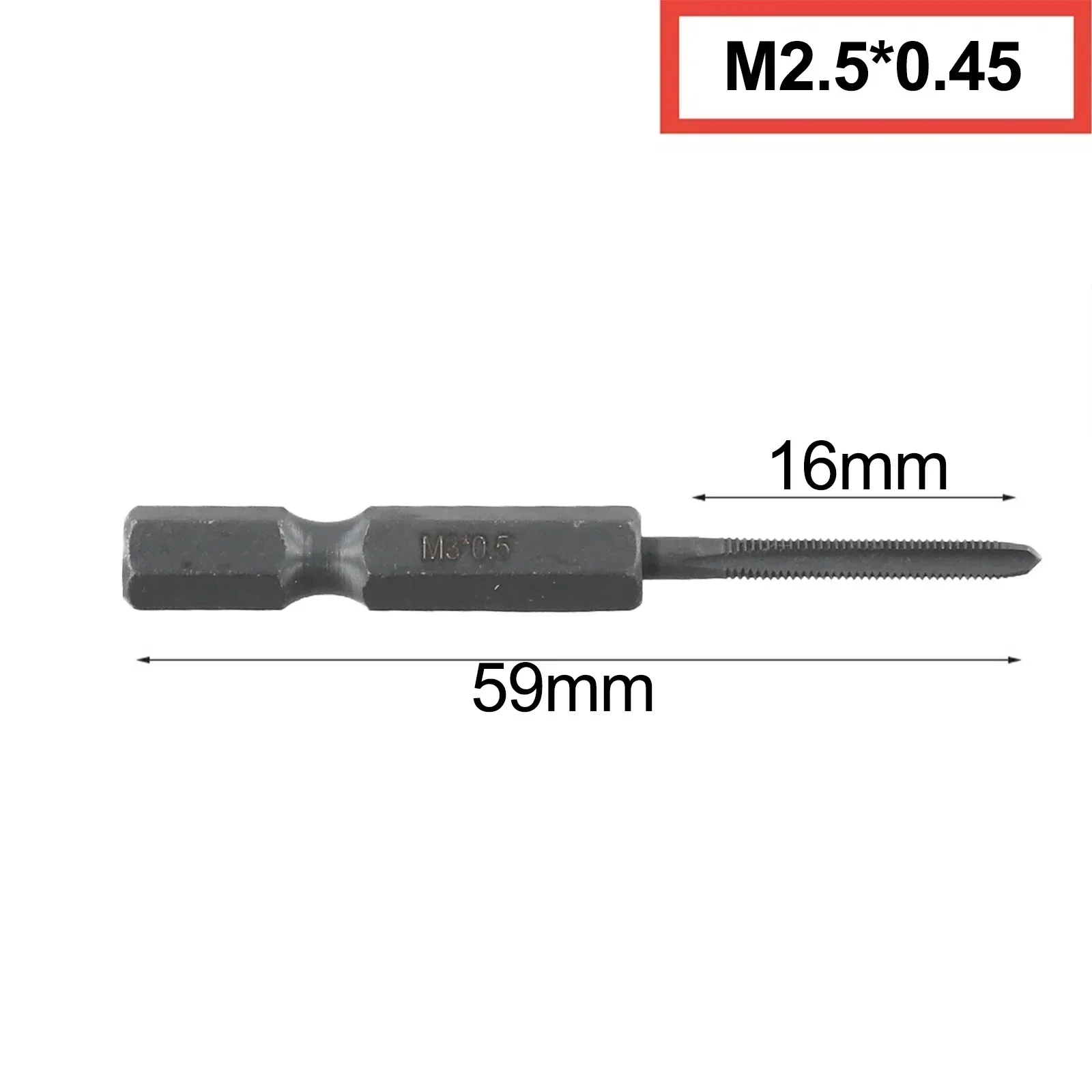 

HSS Hex Shank Tap Drill Bit Suitable for Hand Drills and Bench Drills on Multiple Materials Size Range 2 5 12mm