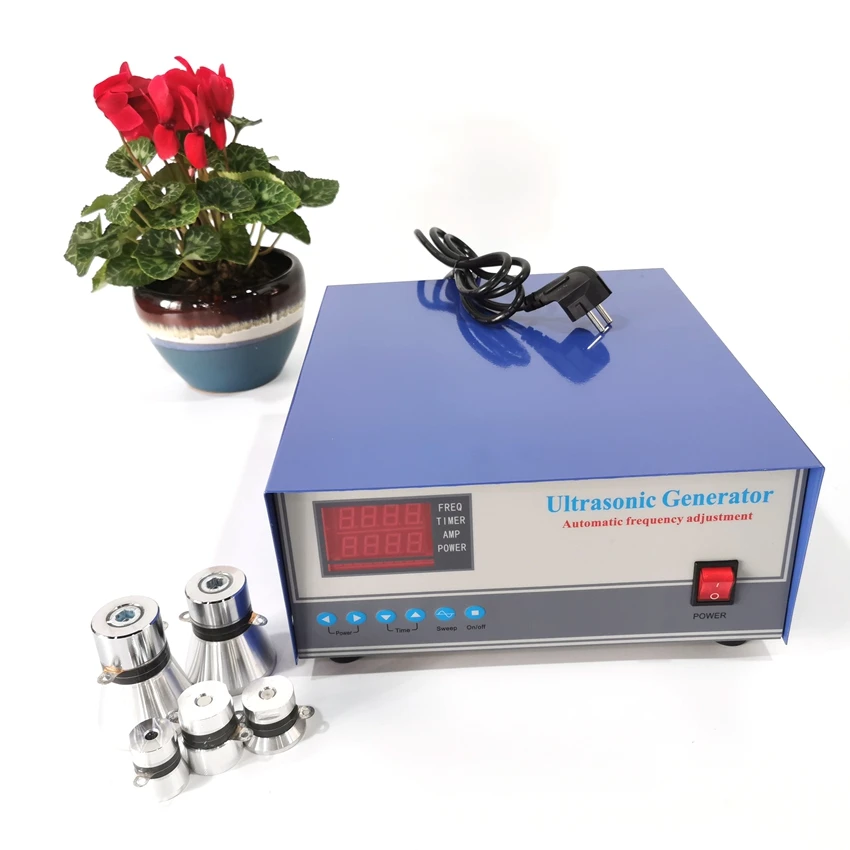 

High Frequency 54khz Ultrasonic Cleaning Generator 1200w For Industrial Tank