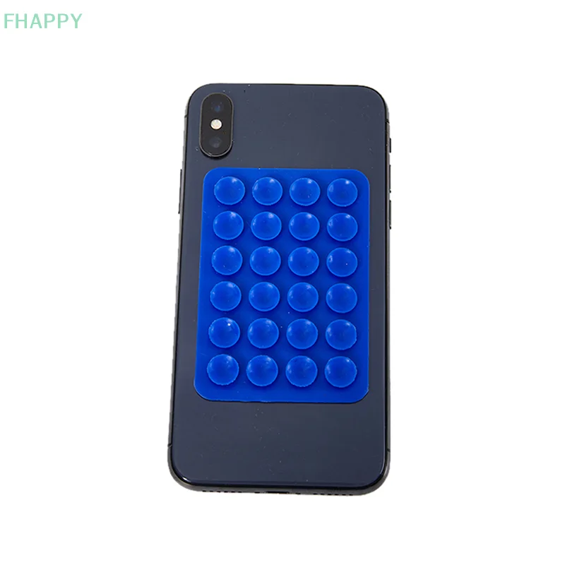 Silicone Suction Pad For Mobile Phone Fixture Suction Cup Backed Adhesive Silicone Rubber Sucker Pad For Fixed