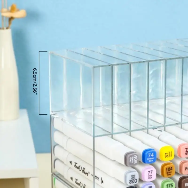 Y1UB Marker Holder Pencil Storage Box Pen Holder Marker Desktop