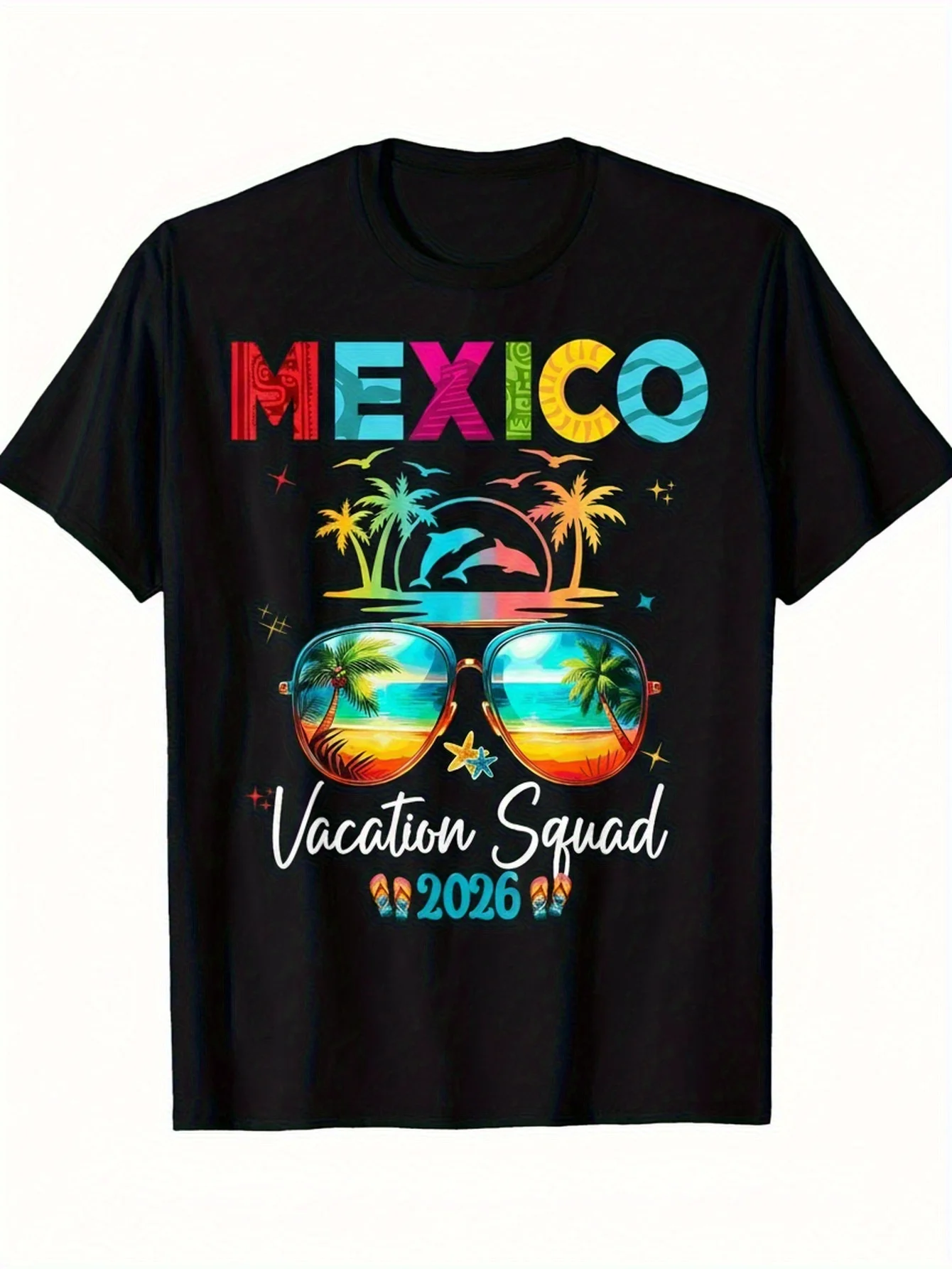 

2026 Cancun Mexico T-Shirt - Vibrant Graphic, Airy Fabric, Soccer Supporter/Casual Tee