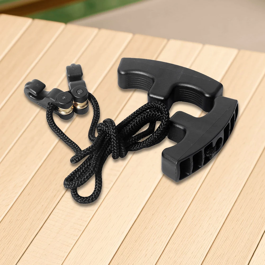 Crossbows Cocking Device Cocking Aid Ergonomic Handle Double Handle Strings Cocking Tool Rope Cocking Device Hunting Accessories