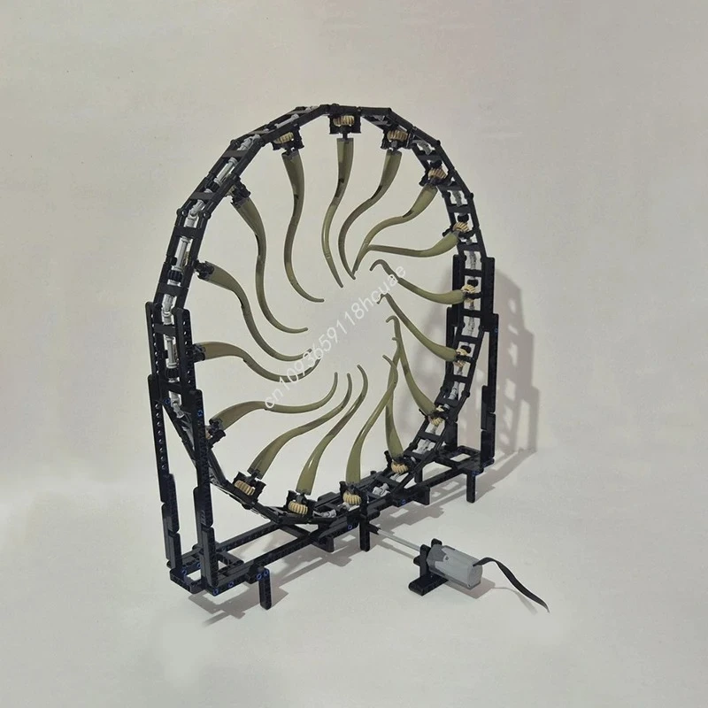 

NEW 705PCS Moc Tentacle Kinetic Sculpture Assembly DIY Model Holiday Creative Children Brick Toys Birthday Building Gifts Blocks
