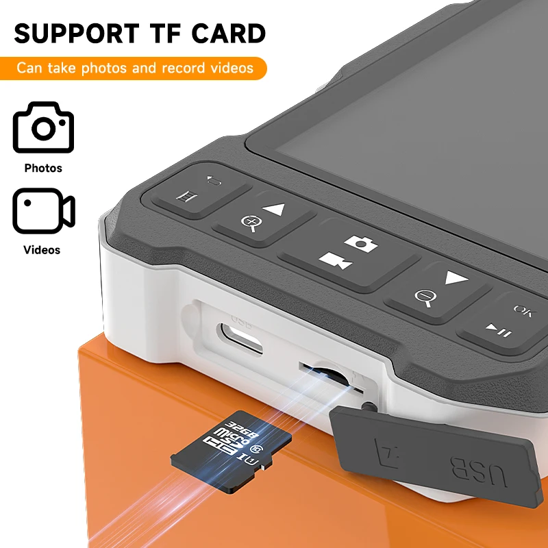 كاميرا الأذن البصرية 4.5 ''IPS شاشة USB فيديو الأذن المنتقى HD1080P 3.9 مللي متر الرقمية الأذن العصي 6LED المنظار الأذن ملعقة الأذن إزالة الشمع #6