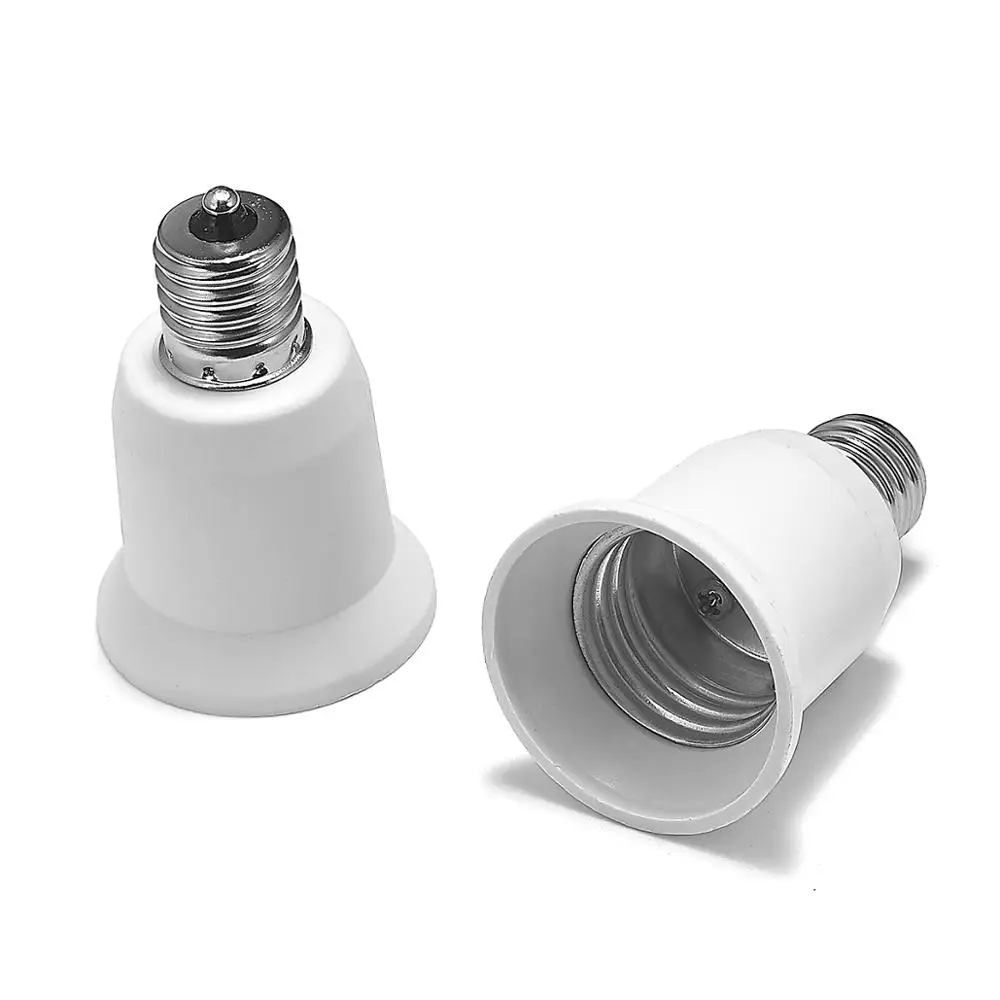 E17 to E27 Adapter E17 to E26 Lamp Holder Power Adapter Converter Base Socket LED Light Bulb Extend Extension Plug