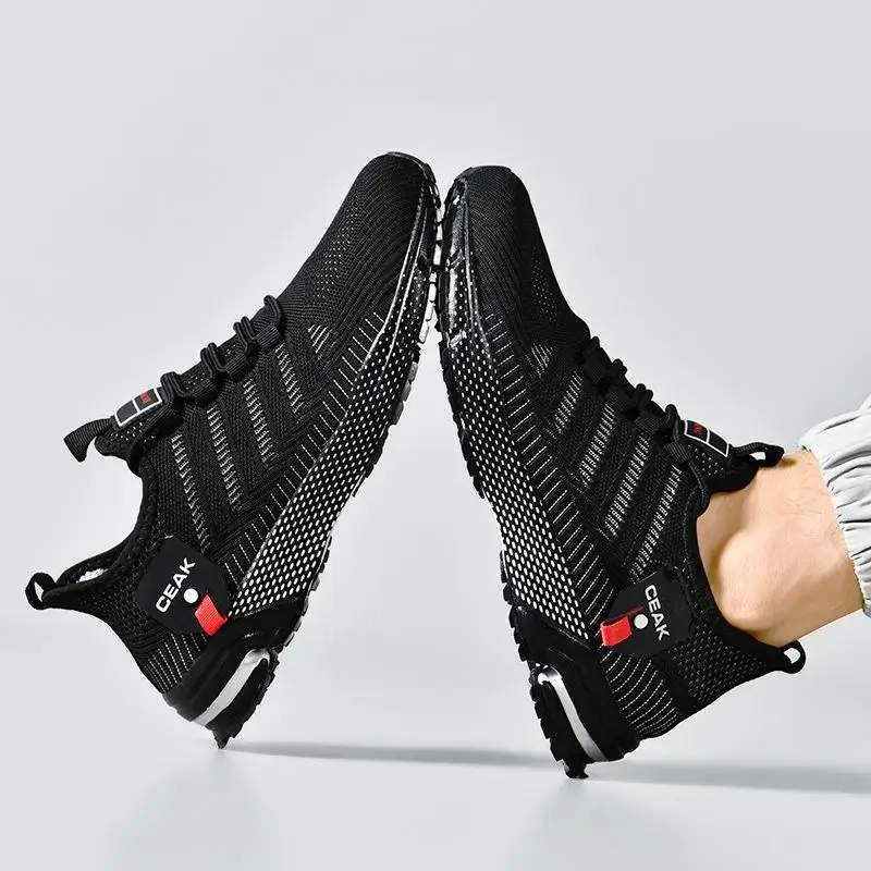 

Мужская летняя мужская обувь 2025, нескользящая, дышащая, легкая, новая повседневная спортивная обувь с сеткой для бега на открытом воздухе, высокое качество