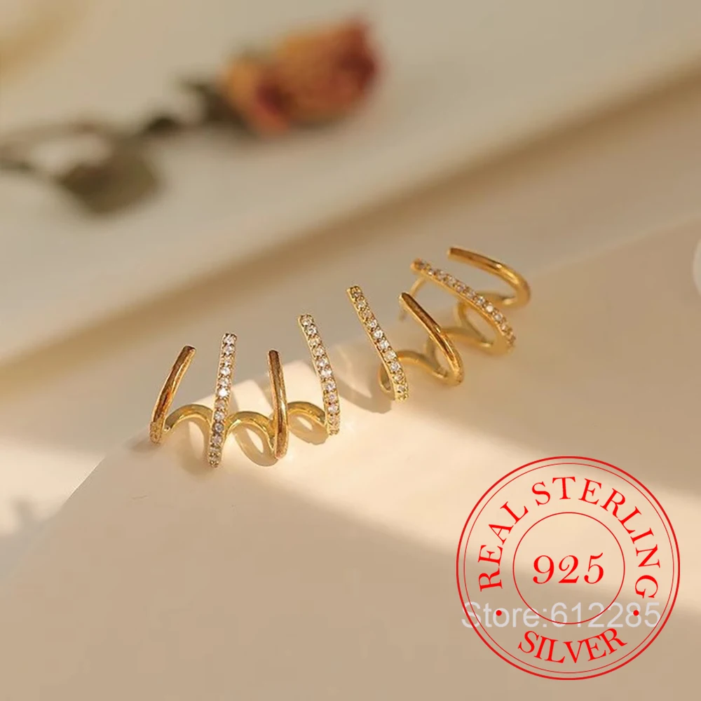 

Ювелирные изделия из стерлингового серебра 925 пробы, роскошные серьги без зажимов с кристаллами, поддельные серьги для женщин, ювелирные изделия для свадебной вечеринки для девочек, подарок другу