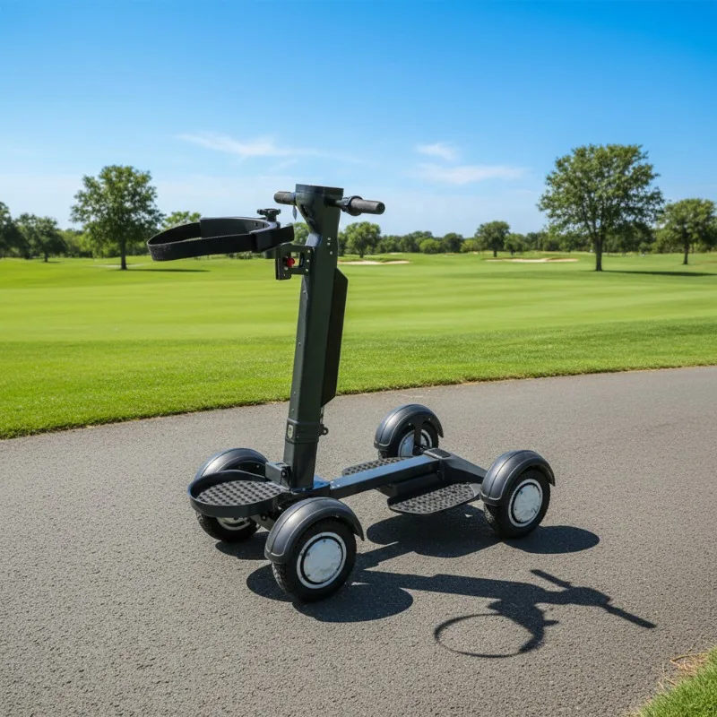 2026 electric four-wheel aluminum golf cart single seat 150kg load-bearing 72-hole course golf cart