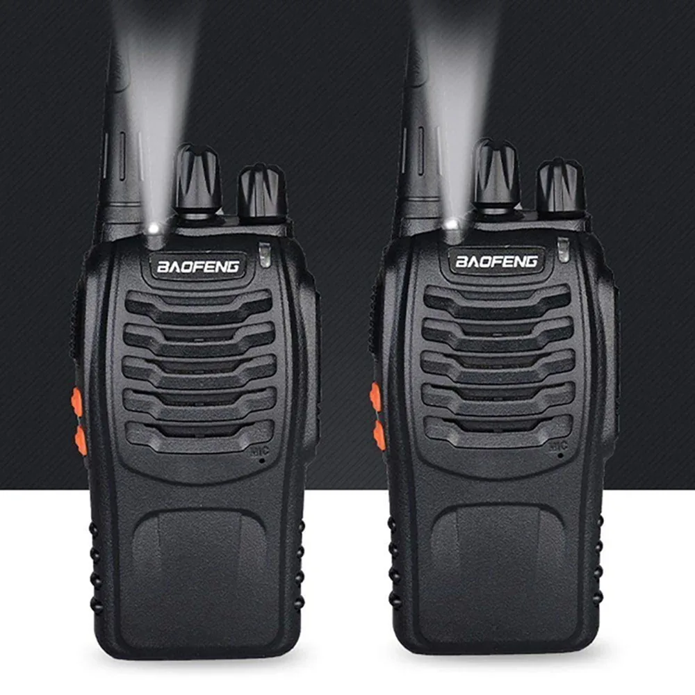 Baofeng BF888S Walkie Talkie UHF 400 470MHz 16 Channels Dualband UHF400-470MHZ High Battery Capacity Profesional Radio