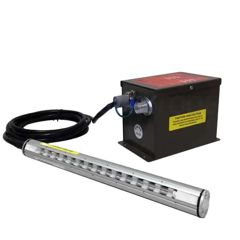 قضيب الرياح الأيونية المضاد للكهرباء الساكنة، مزيل ثابت يزيل طباعة الورق والتغليف بالإضافة إلى مولد الأيونات الثابتة