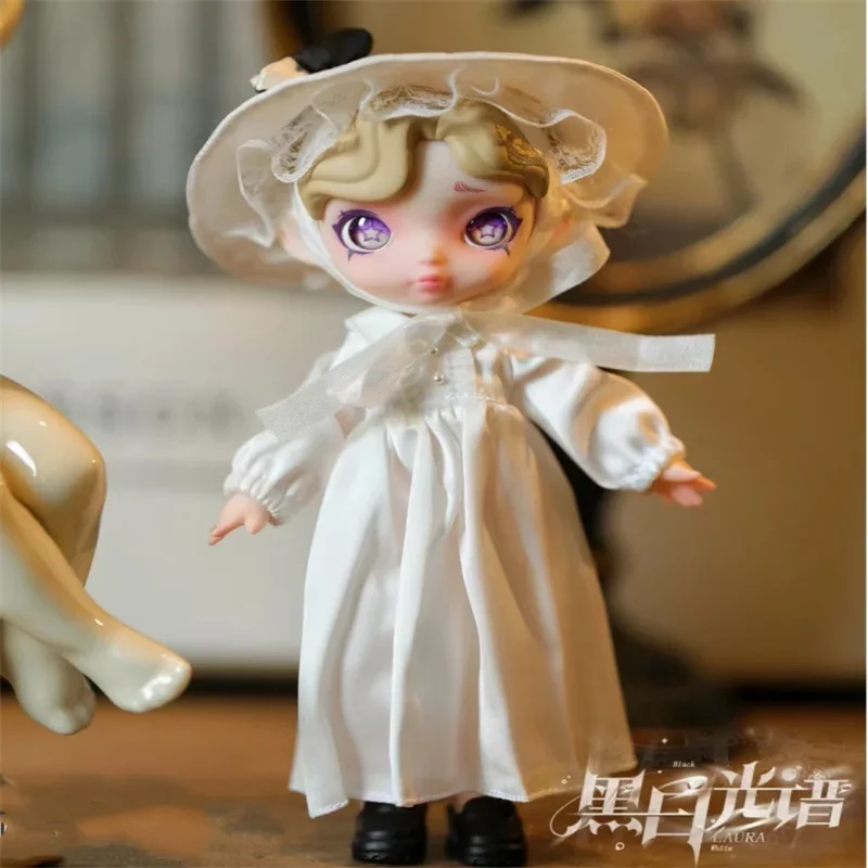 Laura Black And White Spectrum Series Bjd Movable Joint Dolls Cute Anime Action Figures Desktop Ornaments Girls Surprise Gift