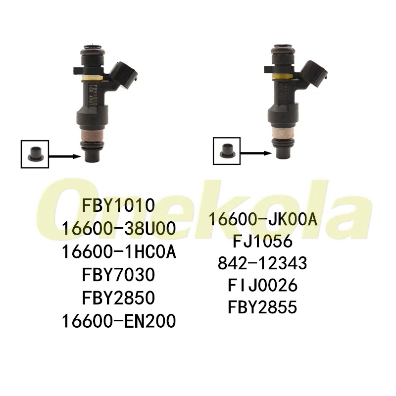 500pieces Fuel injector repair kits pintle cap 13.2*8.4mm OD:7mm for 09-12 Nissan Versa Cube 1.8L FBY2850 16600-EN200