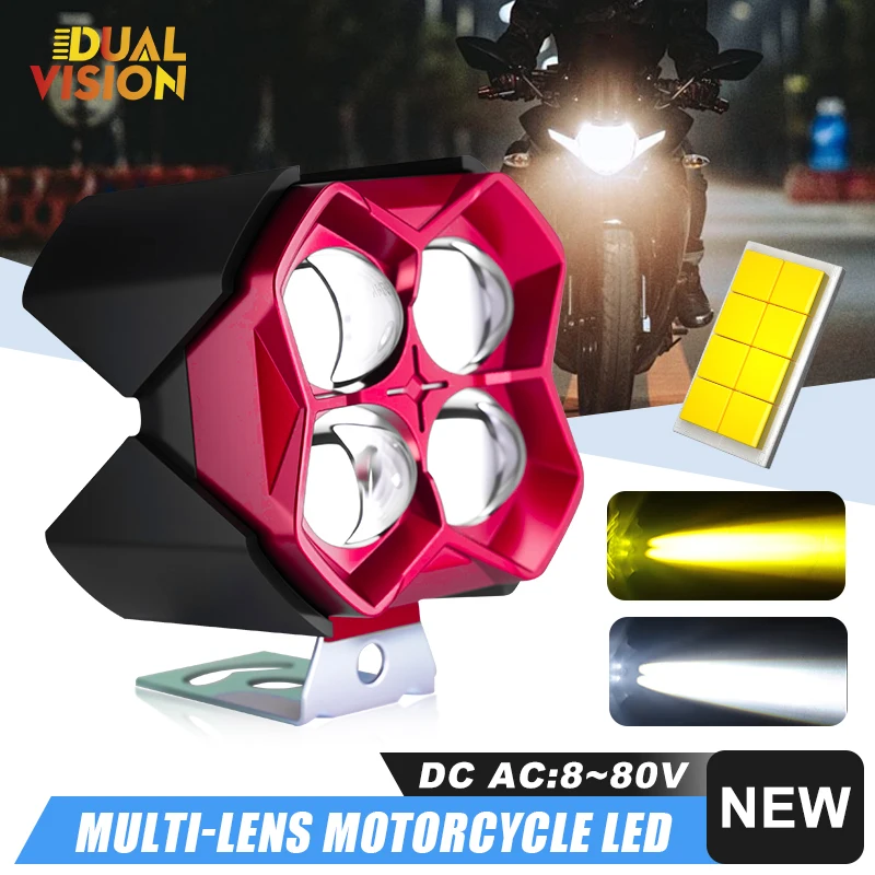 

1 шт. прожекторы для мотоциклов, противотуманные фары для автомобиля DRL CSP 3000K 6000K, светодиодный рабочий прожектор 4x4, противотуманные фары для бездорожья, автомобильные аксессуары