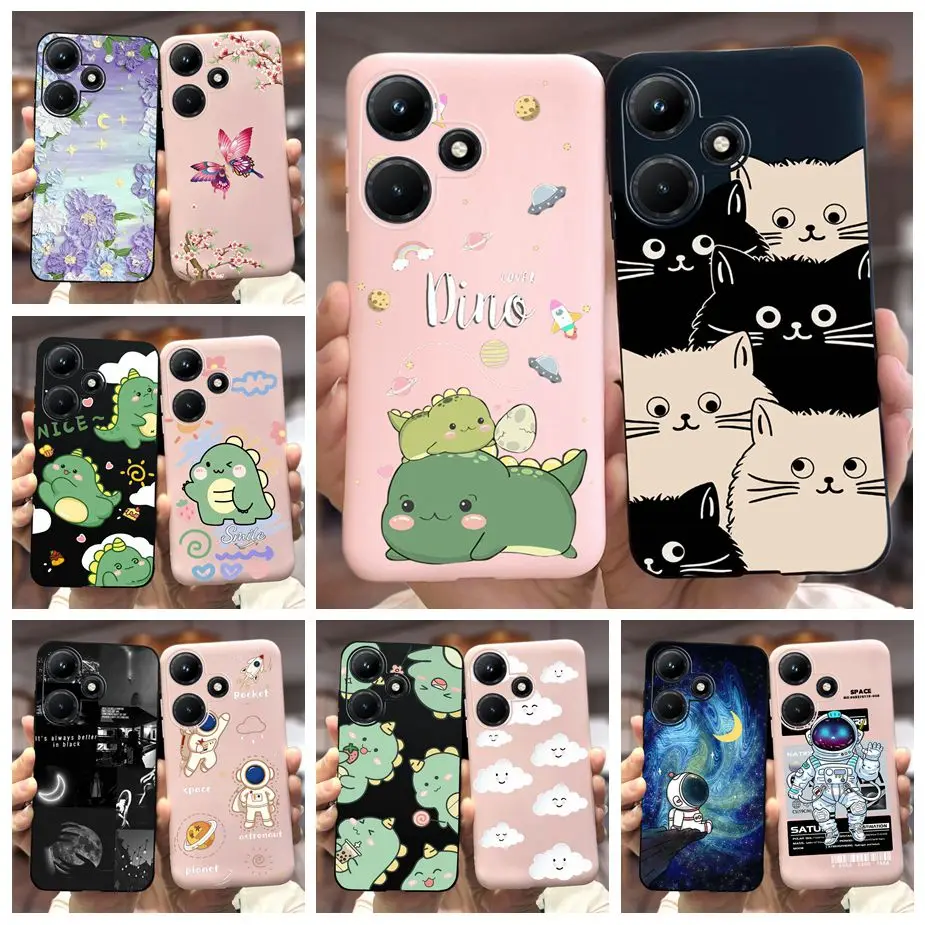 For Infinix Hot 30i Case X669 X669C New Fashion Cartoon Matte Phone Case For Infinix Hot 30 Play Hot30 Hot30i Soft Fundas Bumper