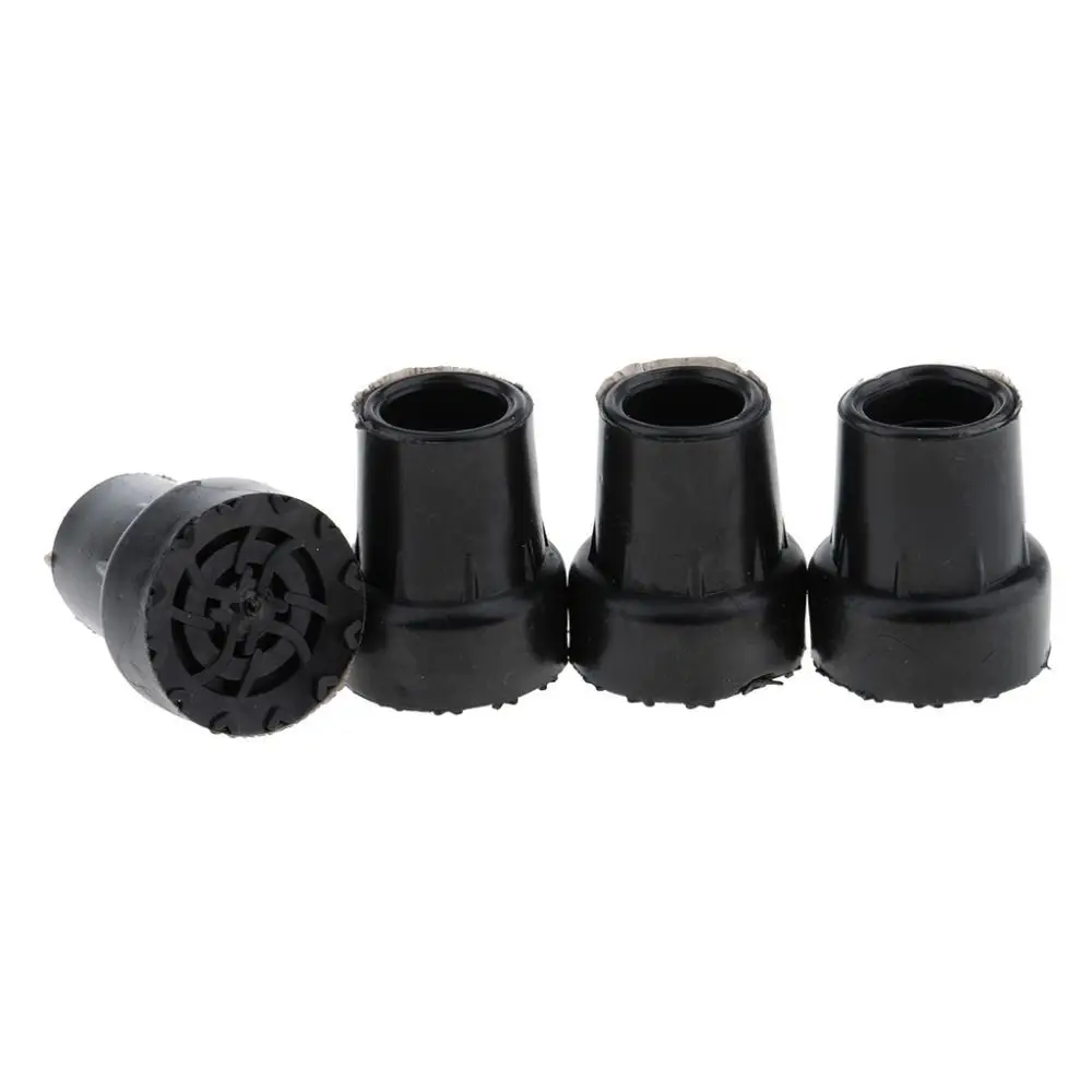 Thickened Antiskid Walking Stick Pad 16mm/19mm/ 22mm/ 25mm /28mm Rubbers Tips Walking Stick Rubber Ferrules Universal Durable