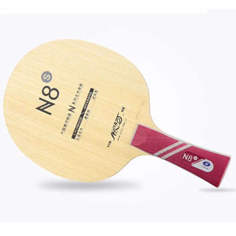 Yinhe-Professional Table Tennis Blade for Beginner Training, Ping Pong, Pure Wood, N8S N-8S