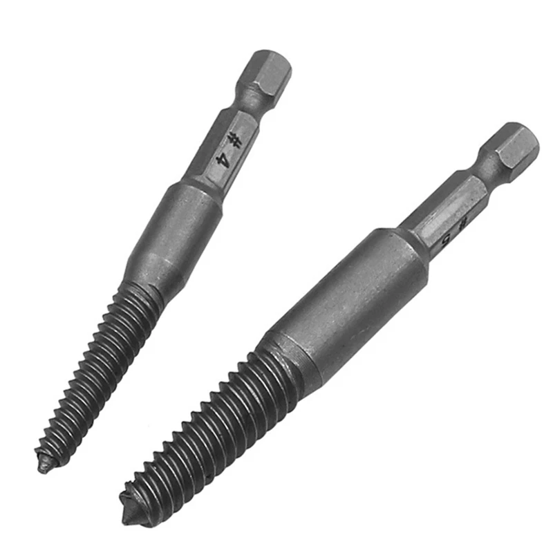 5x Broken Extractor Shank Spiral Flute Extractor Set Stripped Screw Remover Set Broken Drosphip