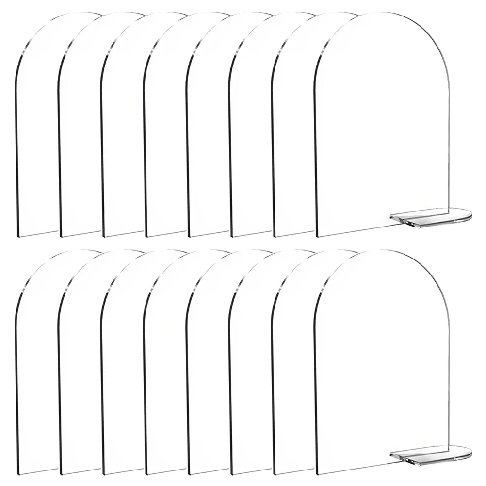 

20 Pcs Decor Wedding Table Cards Chair Reserved Signs Seat Reusable Acrylic Blank