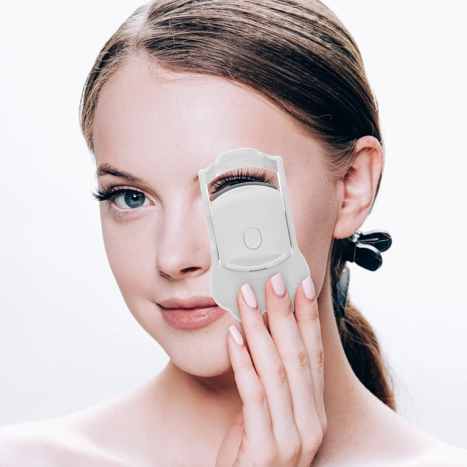 

Electric Eyelash Curler Heated Tool Portable Usb Charging Eyelash Device Practical Lash Curler Heating Faster Thermal Groove