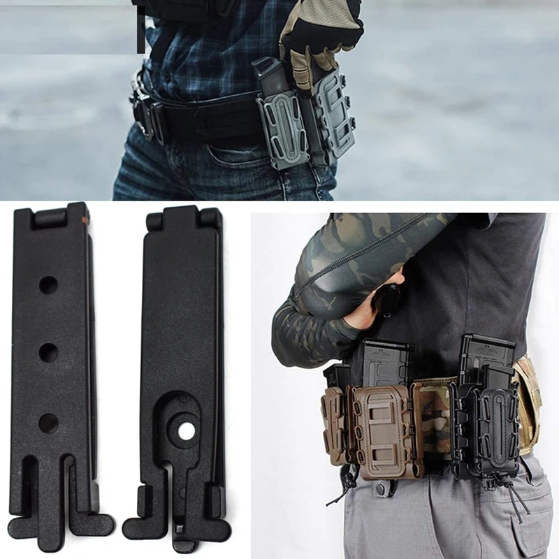 2Piece MOLLE-LOK Scabbard K Sheath Waist Clip System Scabbard Back Clip KYDEX Scabbard Carrying Clip K Sheath MOLLE Buckle