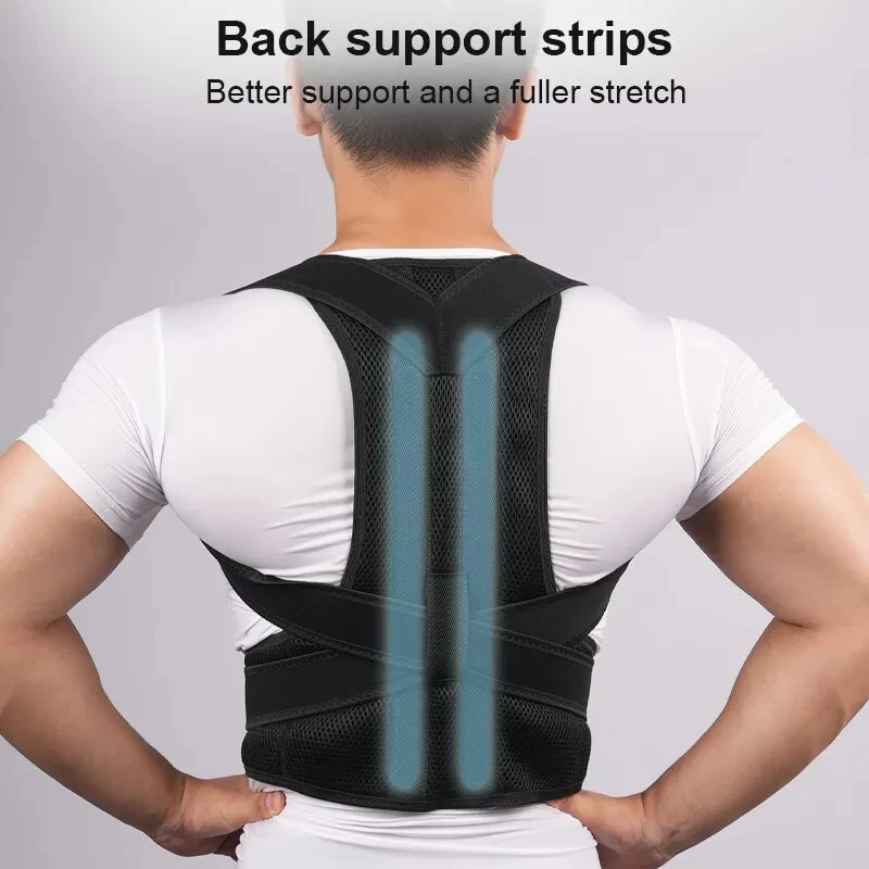 Back Posture Corrector brace Shoulder Support Belt Upper and Lower Back Pain Relief Improve Spine Clavicle Brace Posture Vest