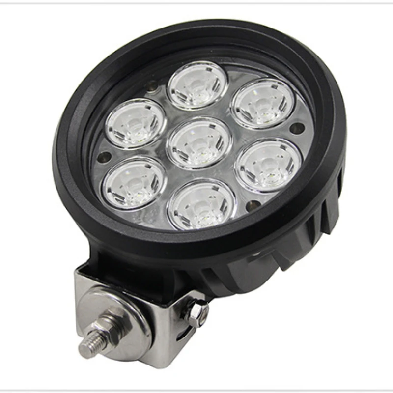 LED off-road vehicle spotlights, car searchlights, front bumper roof modification lights, 70W circular high brightness working