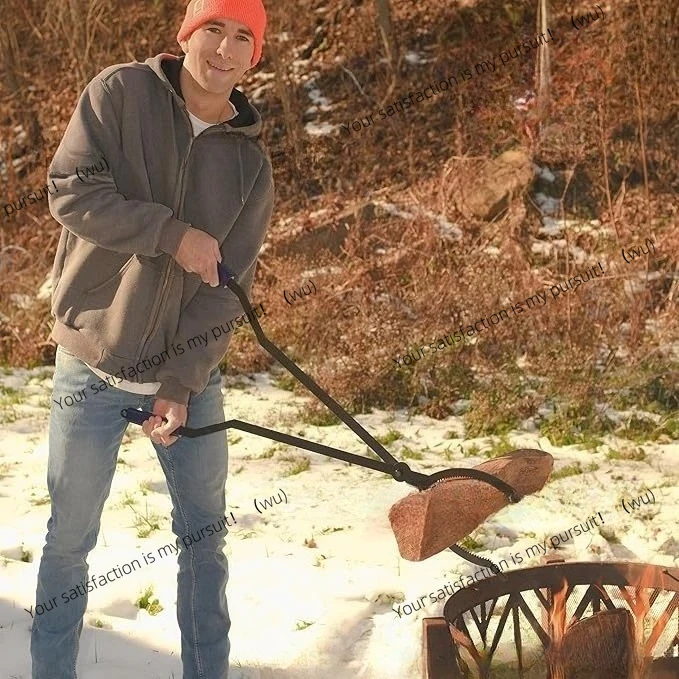 

40 inch firewood grabber anti-scalding, rust-proof and safe mobile charcoal fire