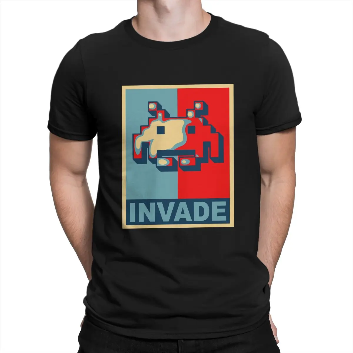 Pixel Alien Style Polyester TShirt Space Invaders Arcade Shooter Game Top Quality New Design Graphic  T Shirt Stuff