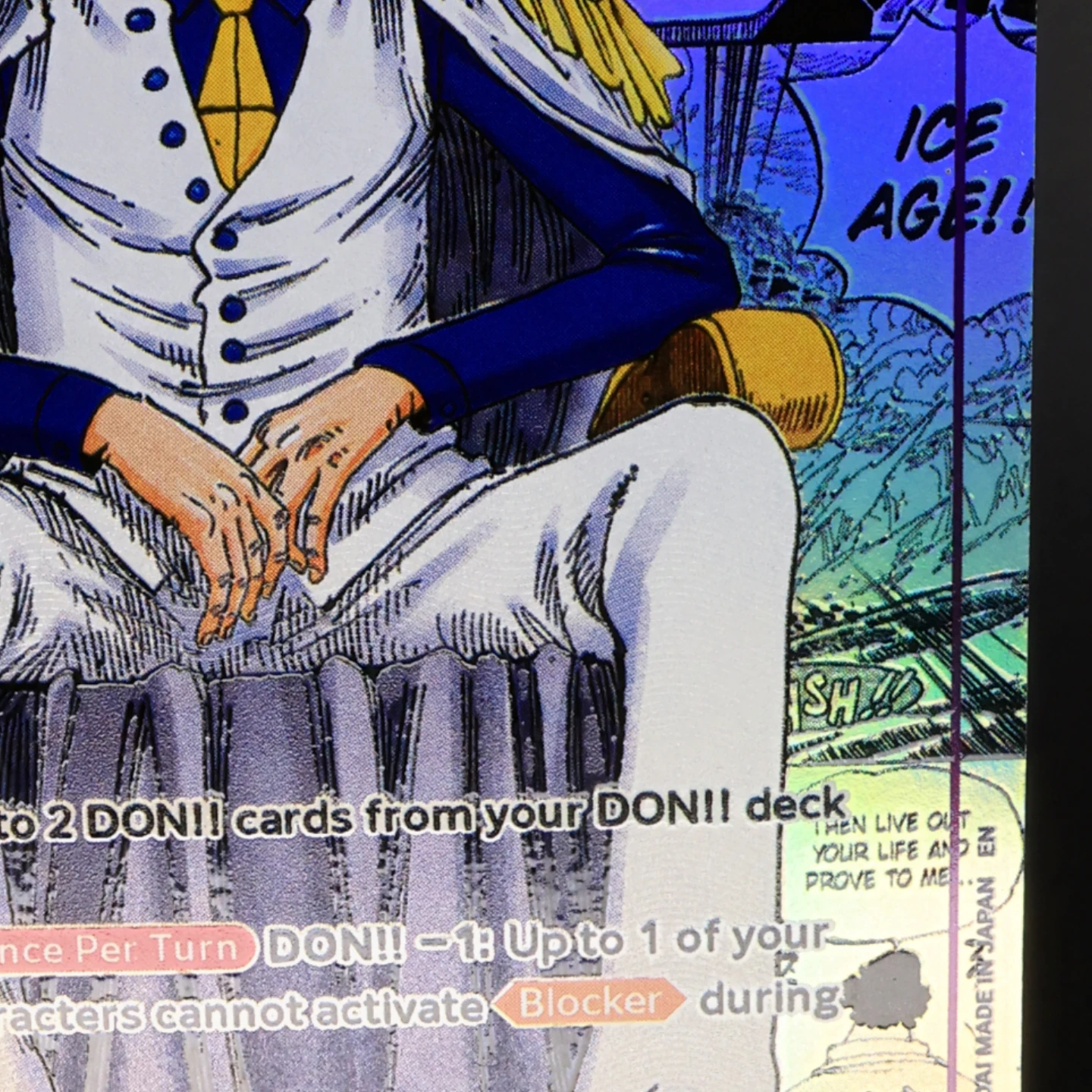 One Piece TCG OPCG English OP16 Manga Set Borsalino Kuzan Sakazuki OP16-063 065 073 Textured Foil Card Anime Collectible Cards view 5