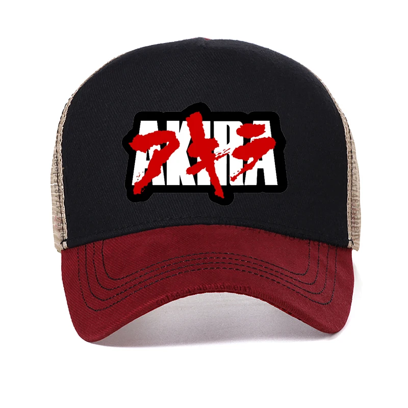 

Akira Anime Printed baseball cap Japanese Anime Manga Harajuku Fashion Summer mesh trucker hat