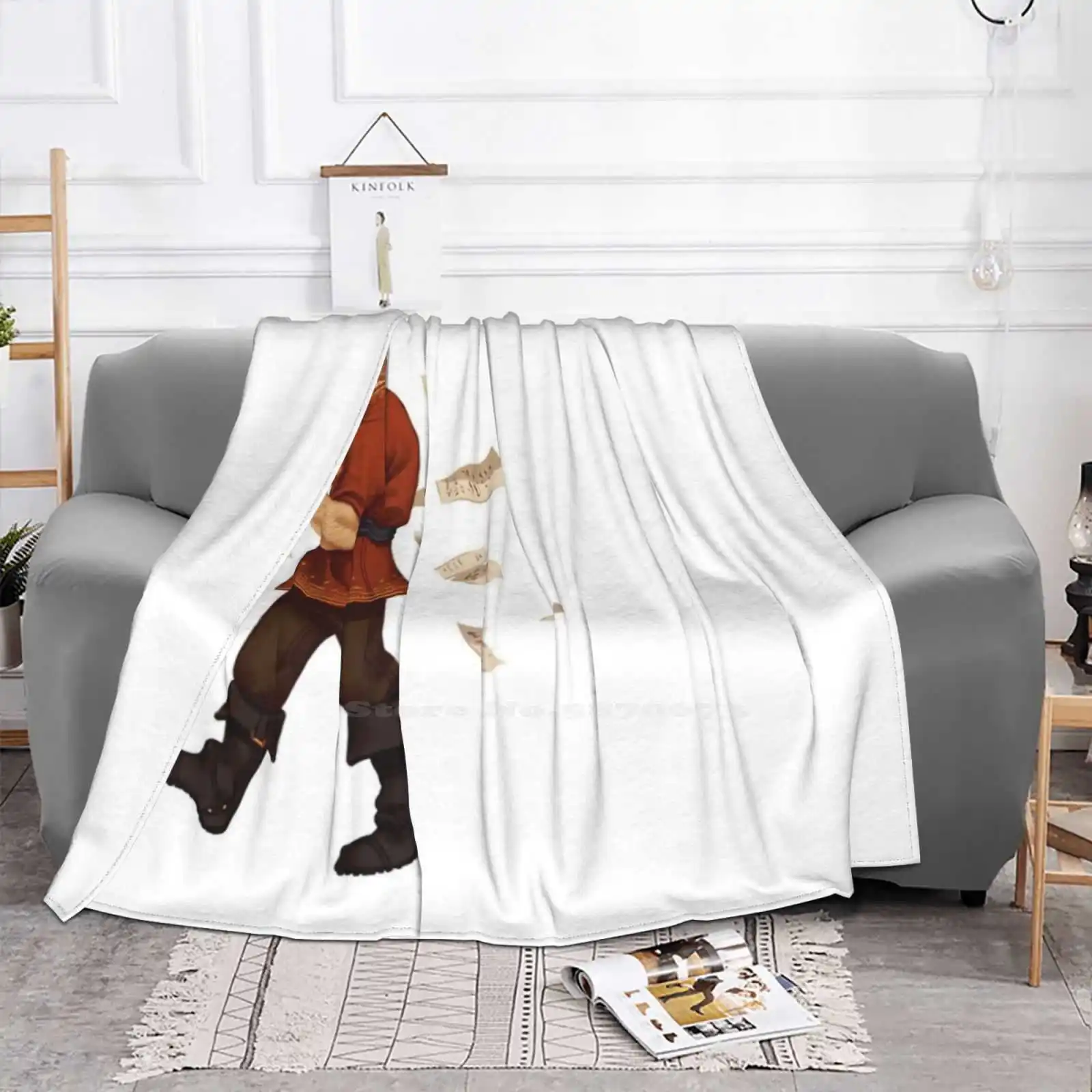 Dai Crew Varric For Home Sofa Bed Camping Car Plane Travel Portable Blanket Dragon Age Inquisition Companion Da I Fantasy