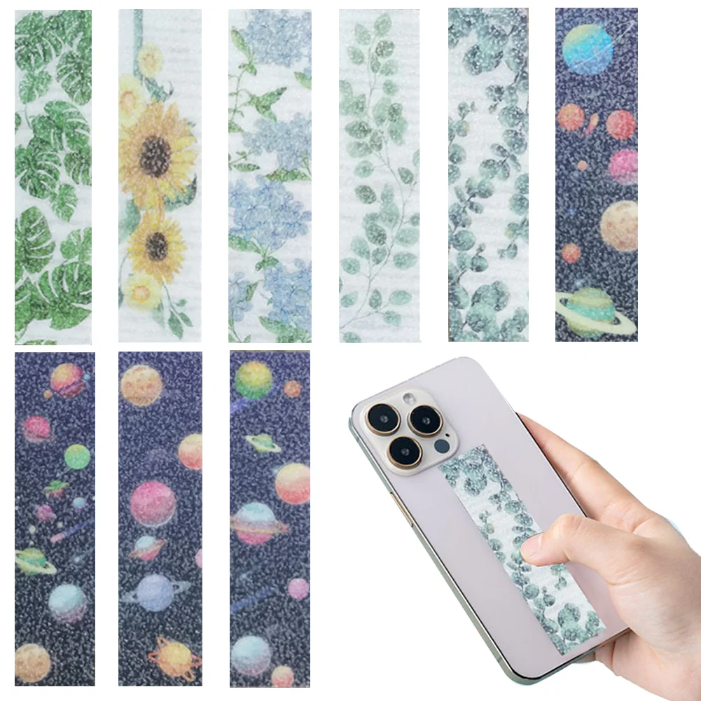 10 ярких светоотражающих полос для облегчения беспокойства, игрушка для детей и взрослых, сенсорная наклейка, Закладка, спокойная наклейка, антистрессовые полоски, тактильные