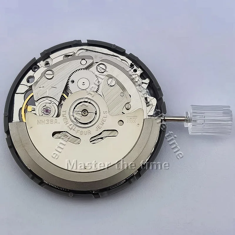 Authentisches japanisches Automatikwerk NH38/NH38A, echtes TMI-Kaliber mit Automatikaufzug für die Uhrenreparatur, Timepiece-Zubehör