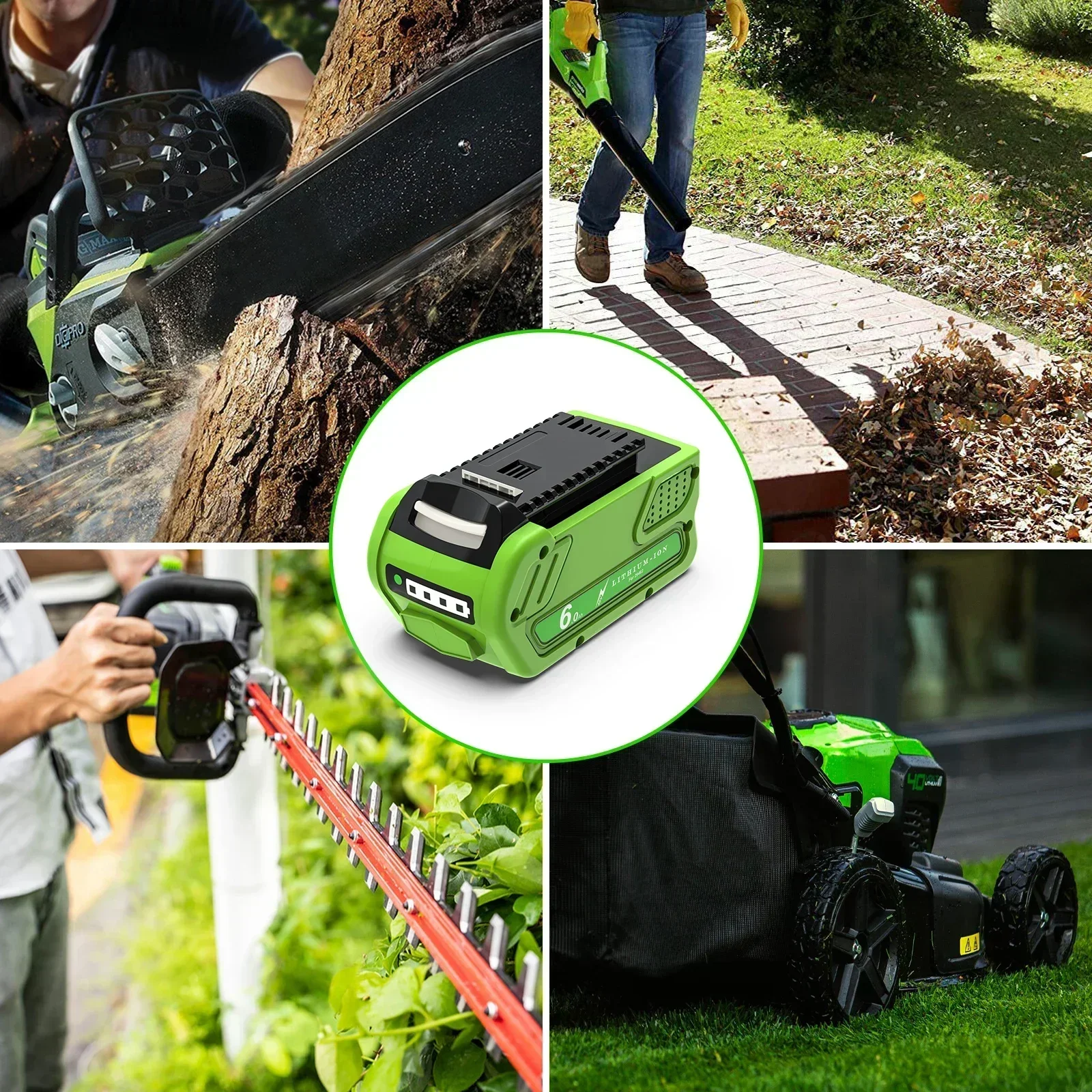 40v 6000mah baterie pro greenworks 29462 40V dobíjecí baterie pro 29472 29282 energie nástroje akumulátory pro greenworks 29462