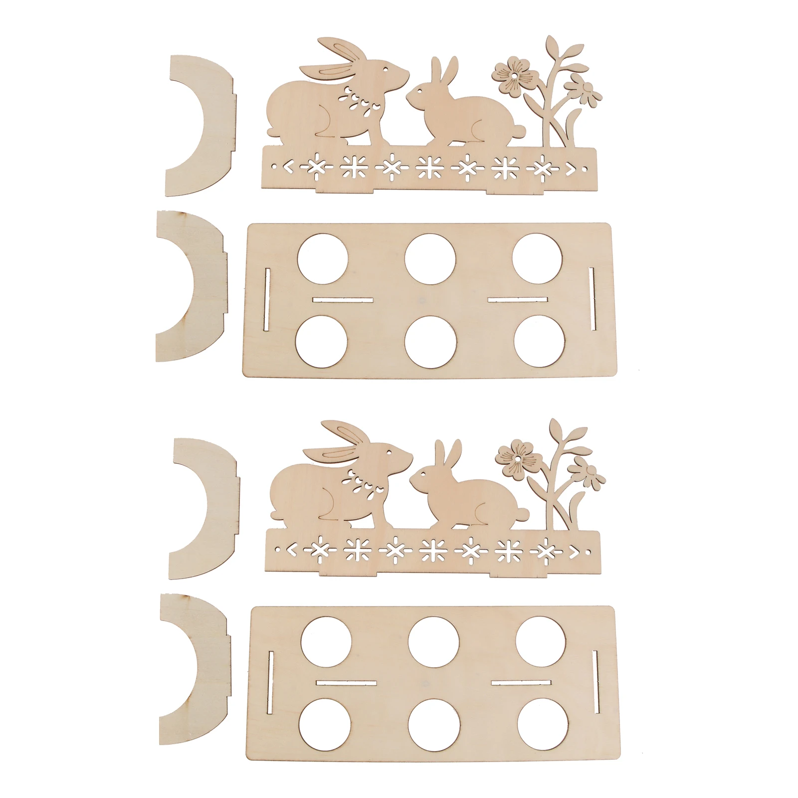 

Wooden Easter Egg Holder Natural Wood DIY Craft Project Home Decor Party Table Decoration Wooden Ornament Easter Shelf Egg