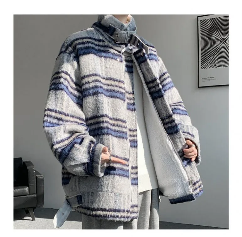 

Мужская куртка из шерстяной смеси для работы, с цветочным принтом, в стиле ботанического сада, с изображением растений, цветов, весеннего и летнего сезона, свежая, натуральная.