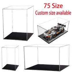 Vitrina de tamaño personalizado disponible para coleccionistas, caja de acrílico transparente para mostrar figuras de acción, coches, juguetes, almacenamiento en el hogar