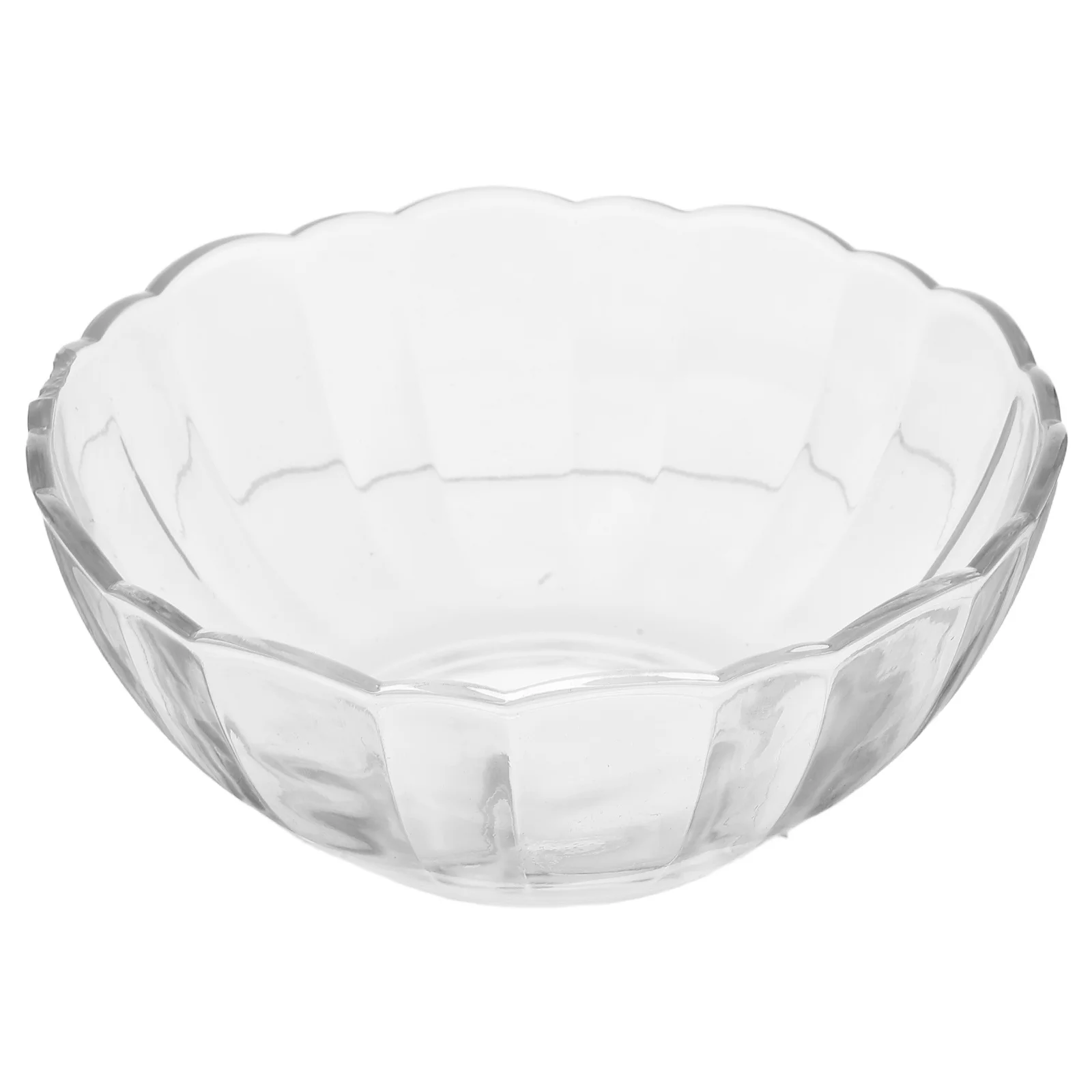 

Fruit Bowl Serving Dishes Clear Bowls Round Dessert Display Container Salad Sweet