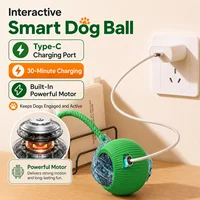 New Dog Interactive Ball Toy,Automatic Rolling Dog Ball Rechargeable,Smart Puppy Interactive Toy,Intelligent Balls Toy for Dogs 4