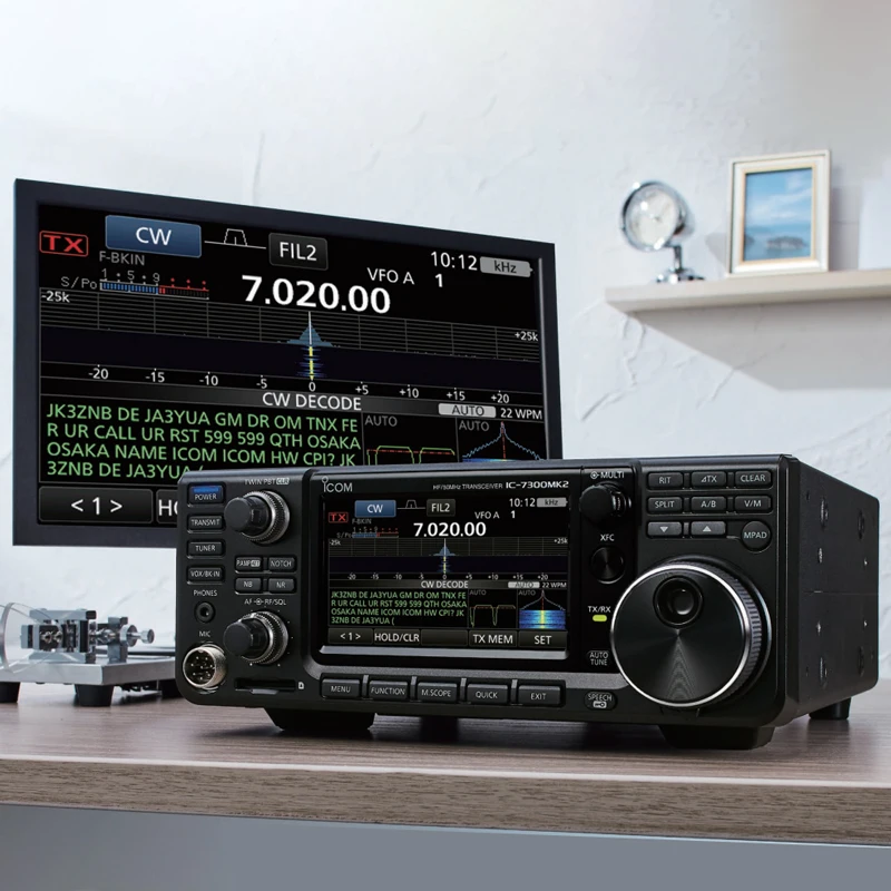 ICOM IC-7300 MK2 SDR HF Transceiver 100W Amateur Radio With Real-Time Spectrum Scope Touch Display HF/50/70 MHz TRANSCEIVER