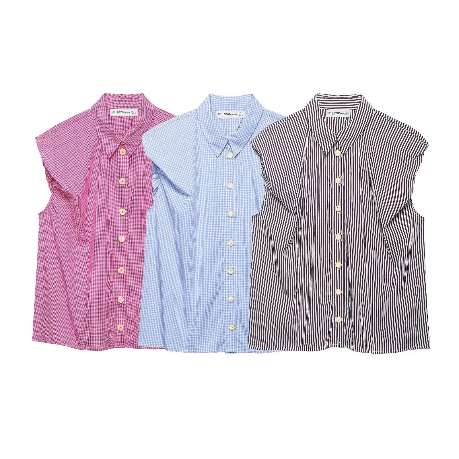 

Женская модная повседневная рубашка с пышными рукавами HTXG