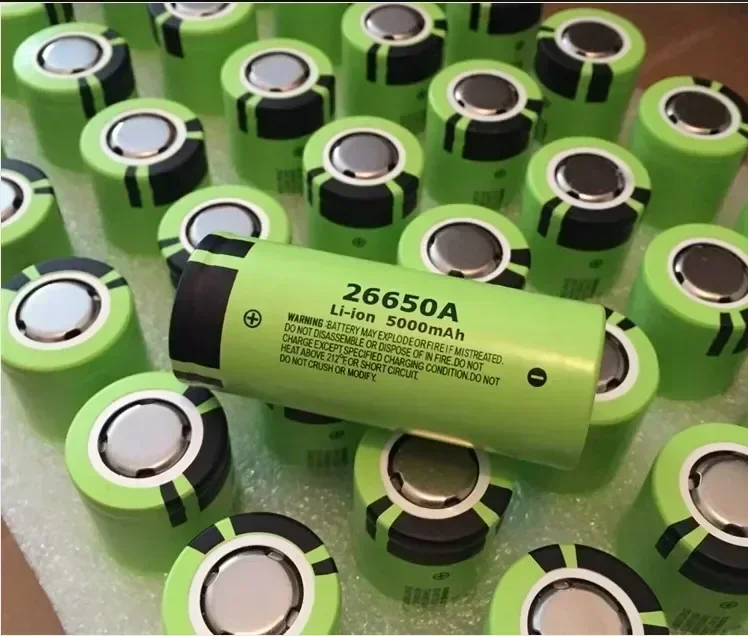 NEW 100% Original 26650 20A Power Rechargeable Lithium Battery 26650A , 3.7V 5000mah Suitable for Flashlight