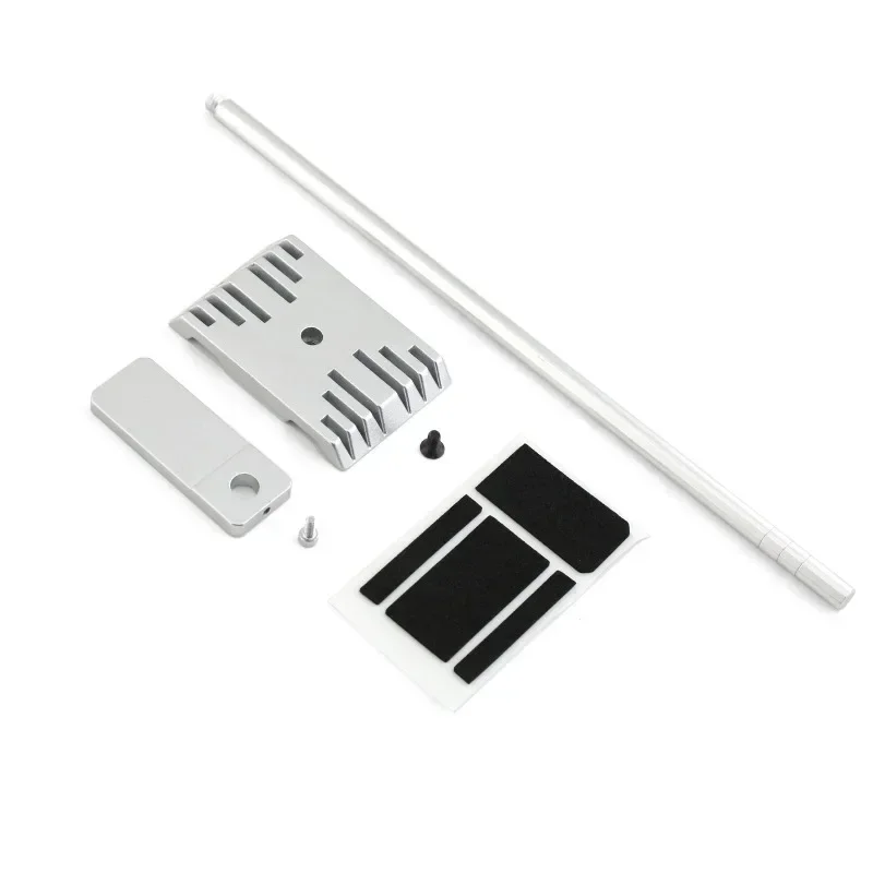 Suporte de trabalho da estação de reparo de metal da ferramenta RC para peças de carro RC prata