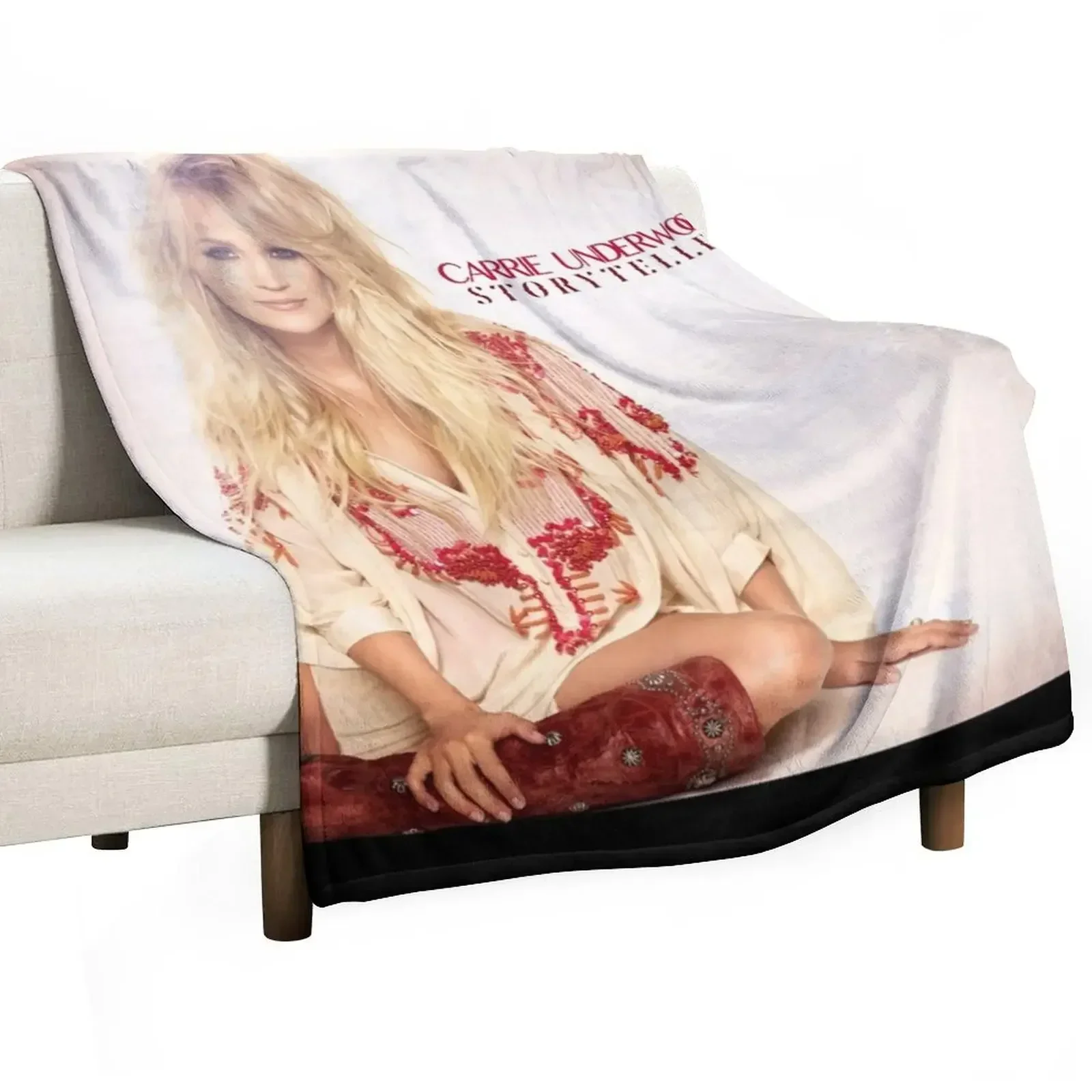 Carrie Underwood storyteller Throw Blanket For Decorative Sofa Soft Big Single Blankets