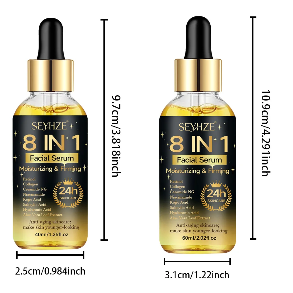 SEYHZE 8in1 Hydrating Essence Set 3pcs Skin Care - Niacinamide