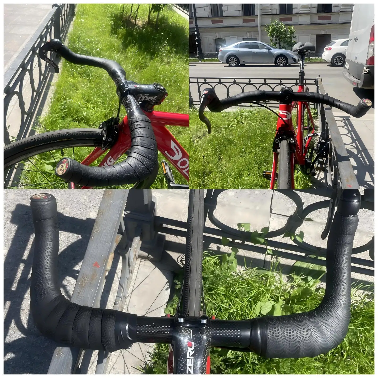 Carbon Handlebar with No Logo for Bike 31.8 Black Triathlon Handlebar Aero Bar 3K Road Bicycle Rest Handlebars