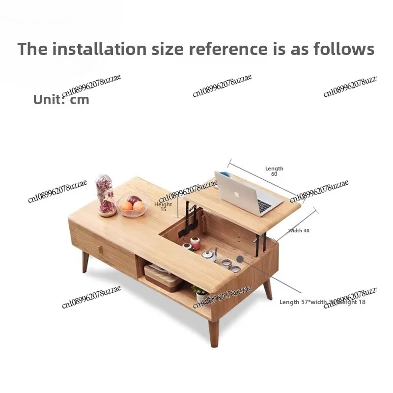 Hydraulic Buffer Coffee Table Lifter Dining Dual-purpose Folding Bracket Multi-functional Furniture