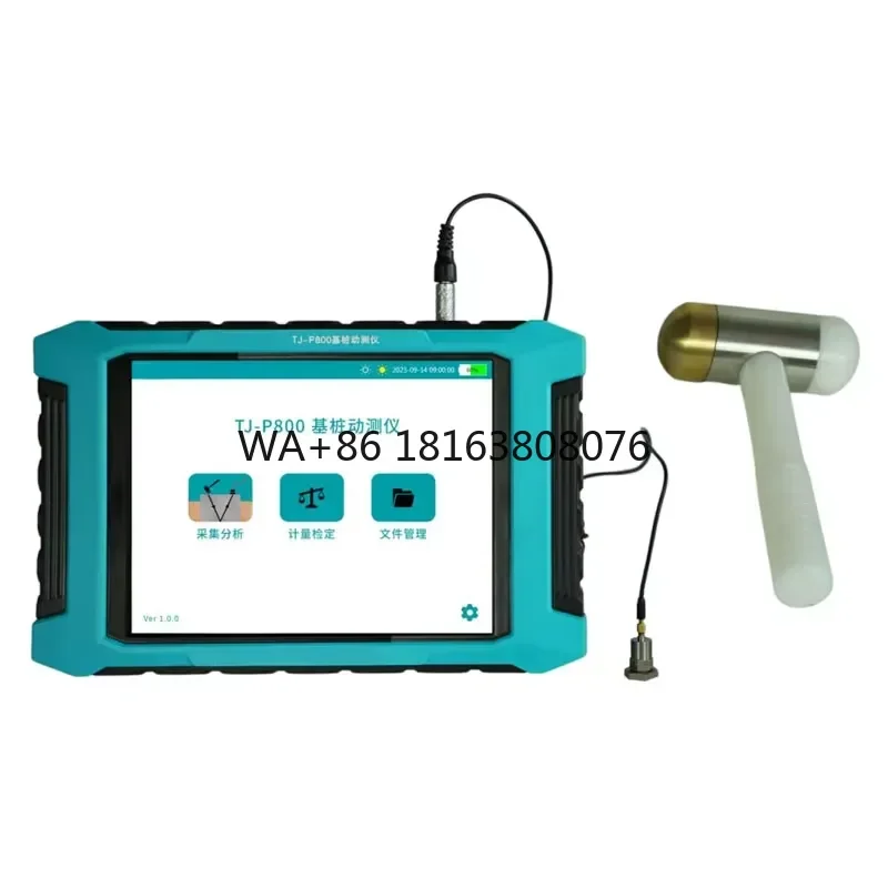 TJ-P800 Pile Dynamic Tester Low Strain Dynamic Measuring Instrument for Foundation Pile Testing