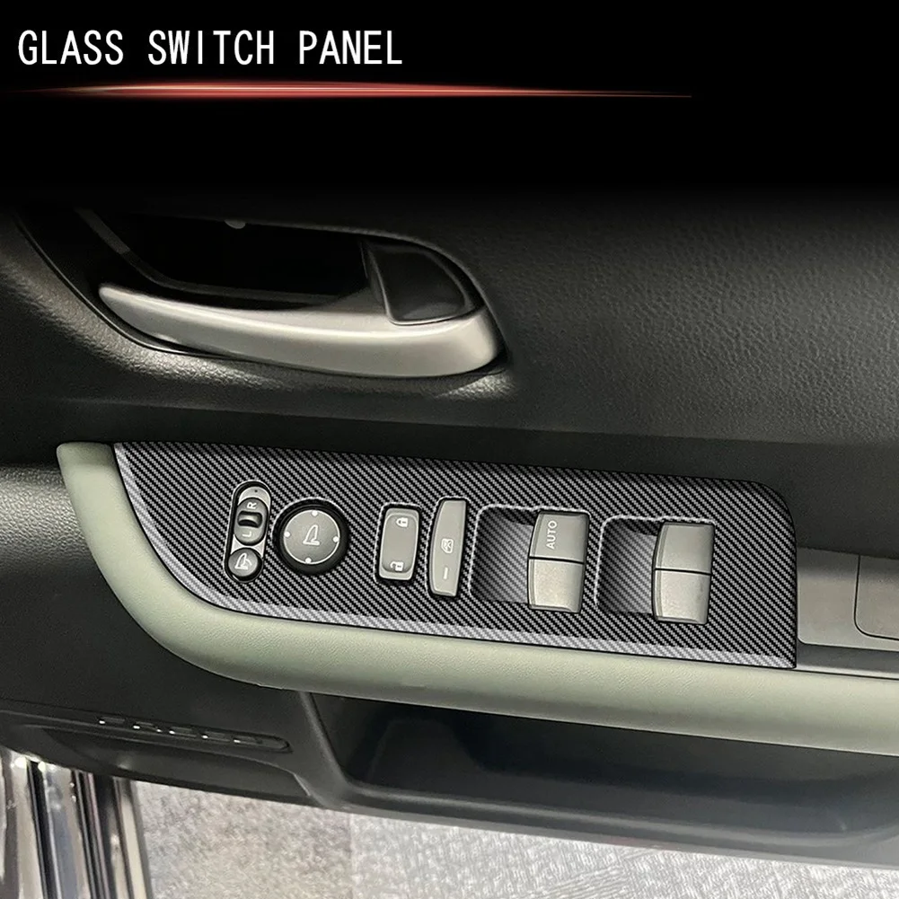 

Trending Car Window Glass Lift Switch Panel Trim Stickers for Freed Air Crosstar 2024 Interior Acc